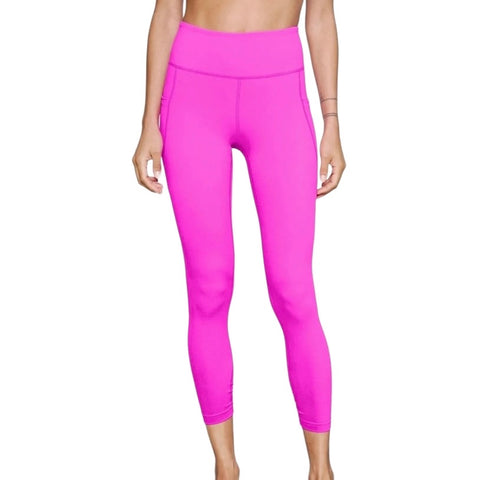 FP Movement by Free People Womens Magenta Solid Wave Rider Athletic Leggings S