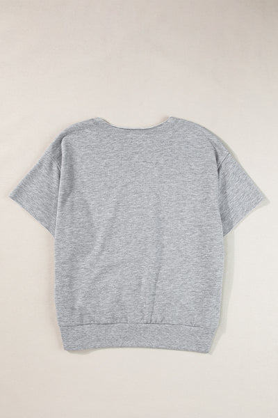 USA Notched Short Sleeve T-Shirt
