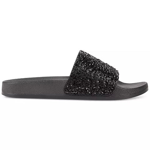 I.n.c. International Concepts Women's Peymin Pool Black Slides Size 6