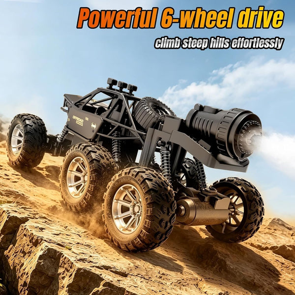 RC Cars Monster Truck Toys, 6-Wheel 118 Scale RC Off-Road Truck, 3
