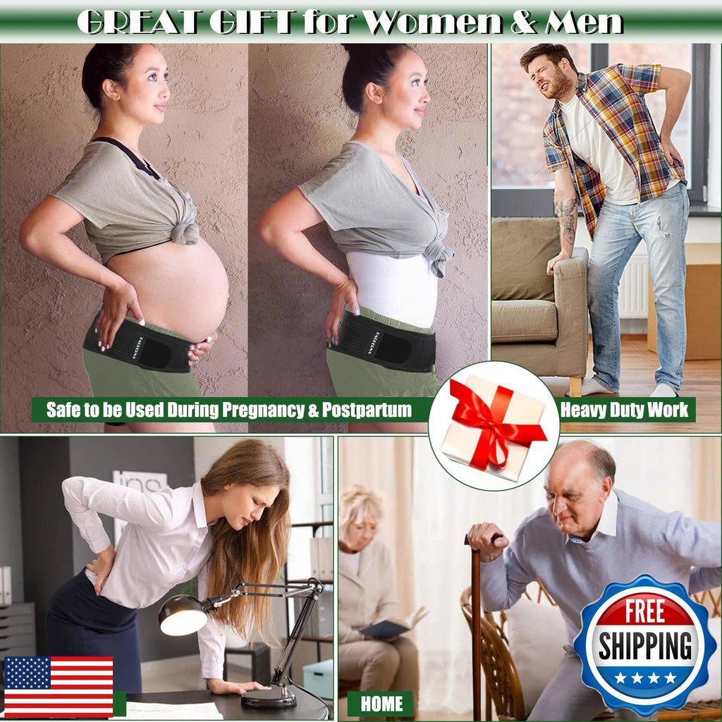 Parperna Sacroiliac SI Joint Hip Belt - Lower Back Support Brace for Men Wome ...