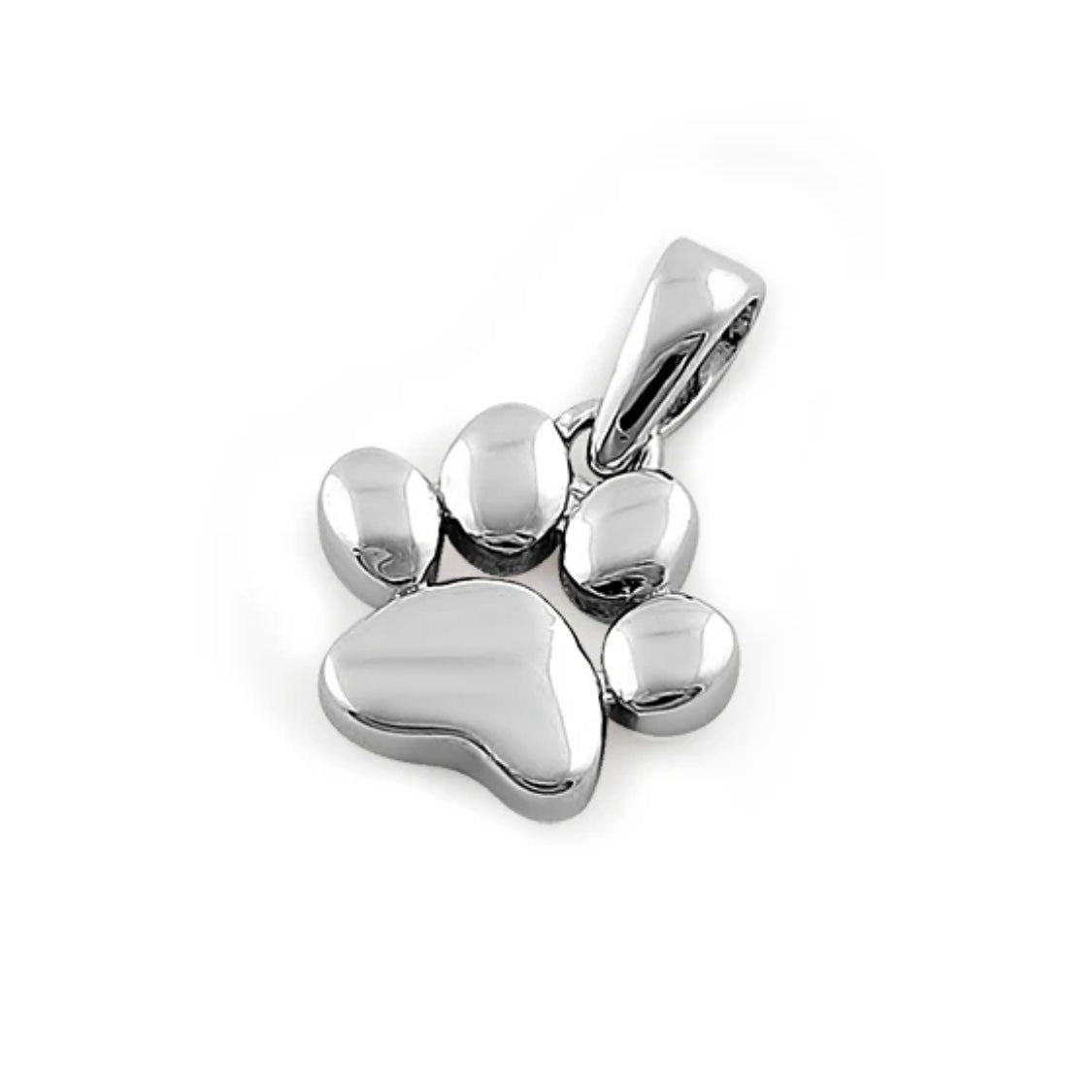 Sterling Silver Dog Cat Pet Paw Necklace Pendant Casual Women Girls New