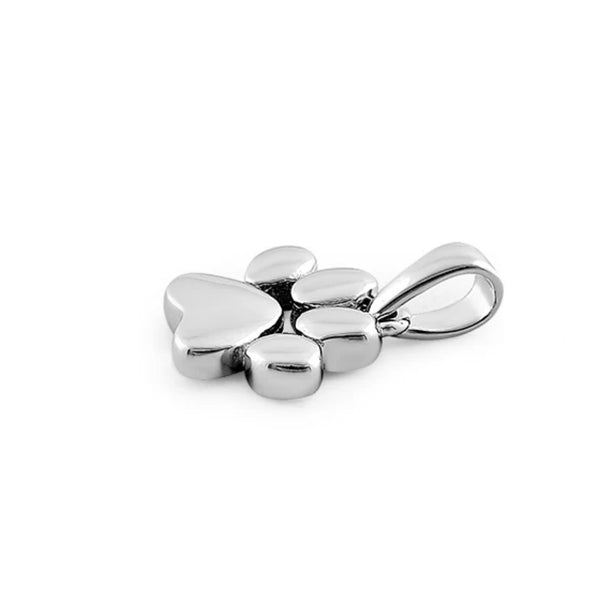 Sterling Silver Dog Cat Pet Paw Necklace Pendant Casual Women Girls New