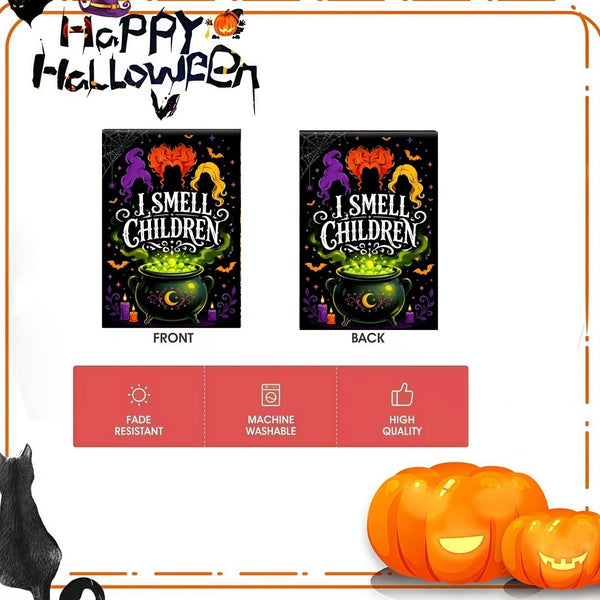 Halloween Garden Flags 12x18 Double Sided