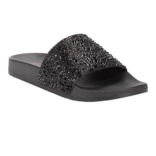 I.n.c. International Concepts Women's Peymin Pool Black Slides Size 6