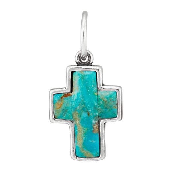 Silpada Blue Divine Charm, Sterling Silver & Turquoise