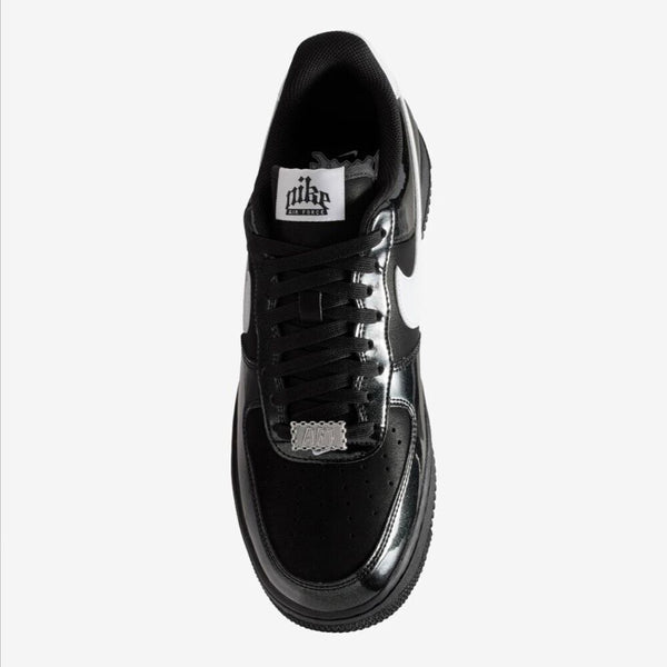 Nike Air Force 1 ‘07 LV8 Men’s Size 9.5 Black White Low Top Sneakers Shoes New