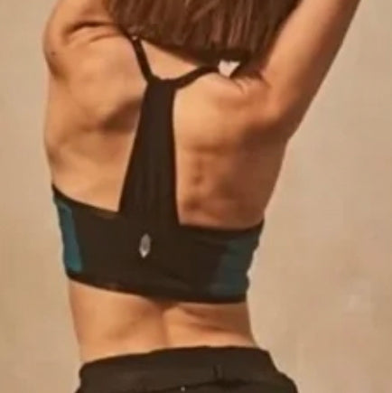 FP Movement by Free People Womens Ticket to Paradise Athletic Bra Black L