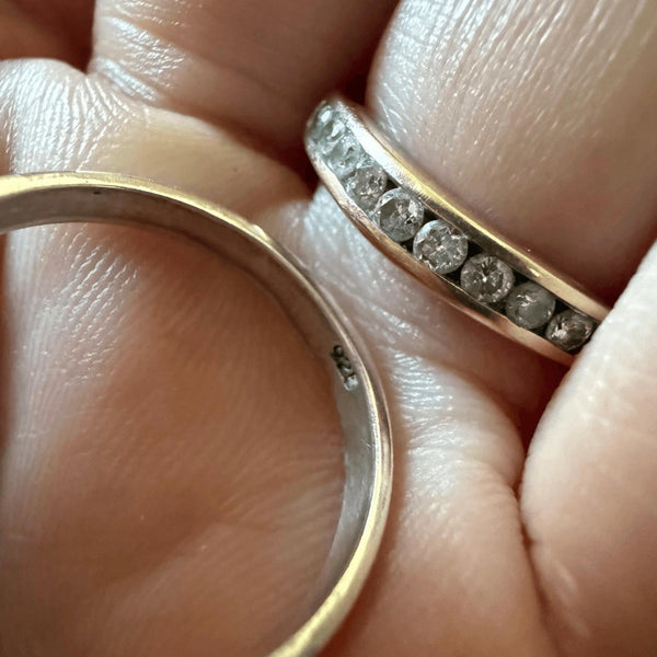 Unique Billiard Ball # 8 Statement Ring Silver Adjustable