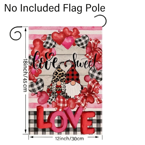 Valentine 18” x 12” Garden Flags