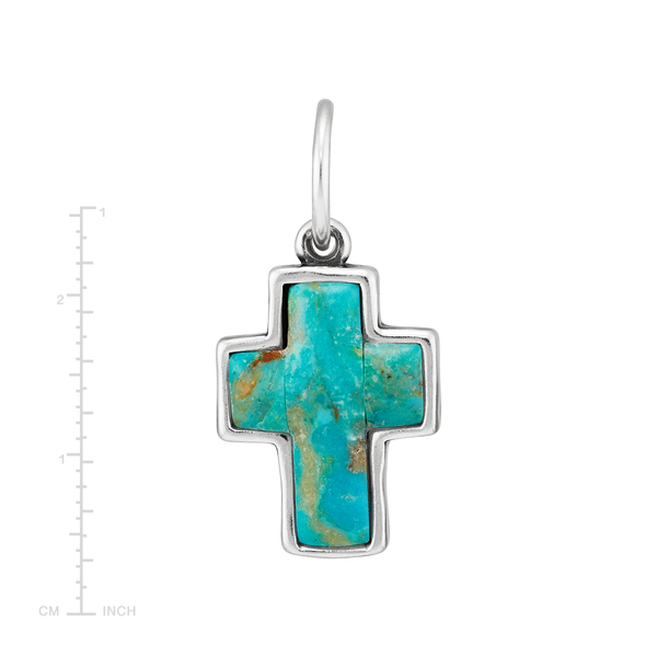 Silpada Blue Divine Charm, Sterling Silver & Turquoise