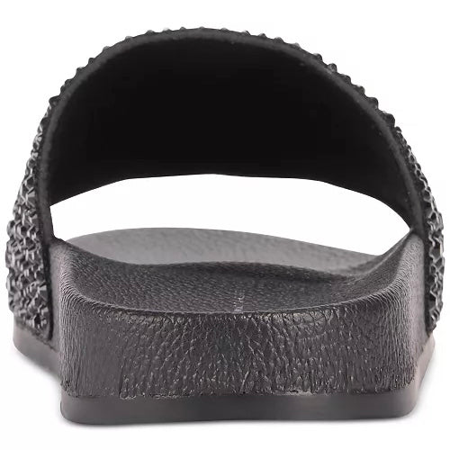 I.n.c. International Concepts Women's Peymin Pool Black Slides Size 6