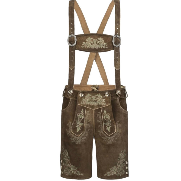 Schoneberger Lederhosen Men Oktoberfest Mens Authentic Genuine Leather Shorts 34