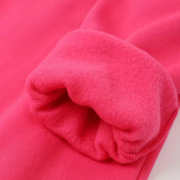 Local Egg Dealer Fleece Hoodie Girls Pink Graphic Top Size 10