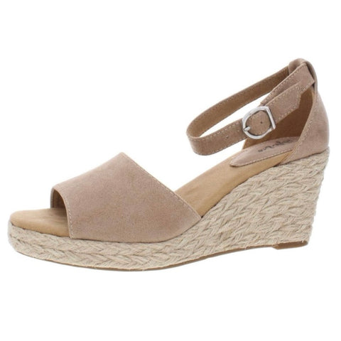 Style & Co Womens Seleeney Leather Open Toe Wedge Ankle Strap Sandals Size 11
