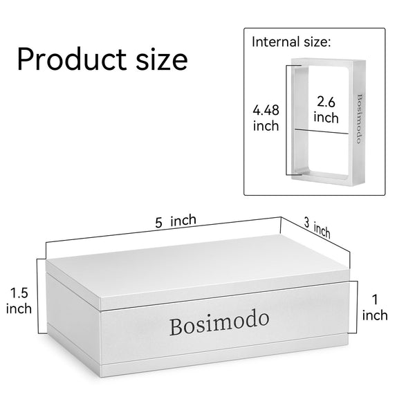 3X5 Solid 6061 Aluminum Flower Pressing Pre-Press Mould - Silvery White