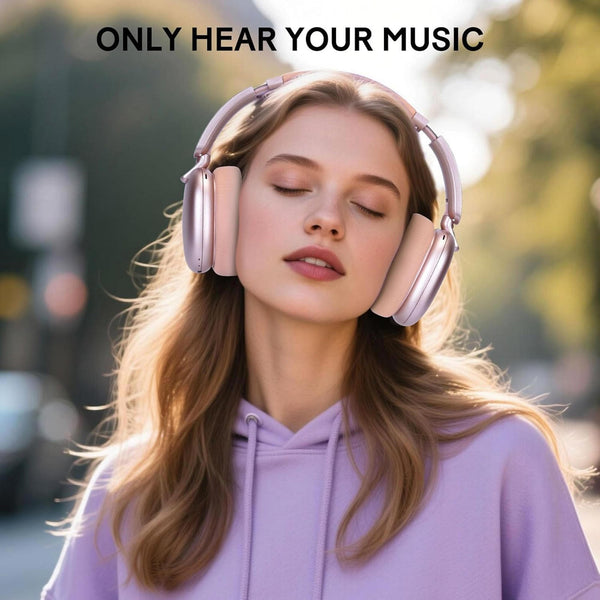 C6 Active Noise Cancelling Headphones, Wireless over Ear Bluetooth Headphones