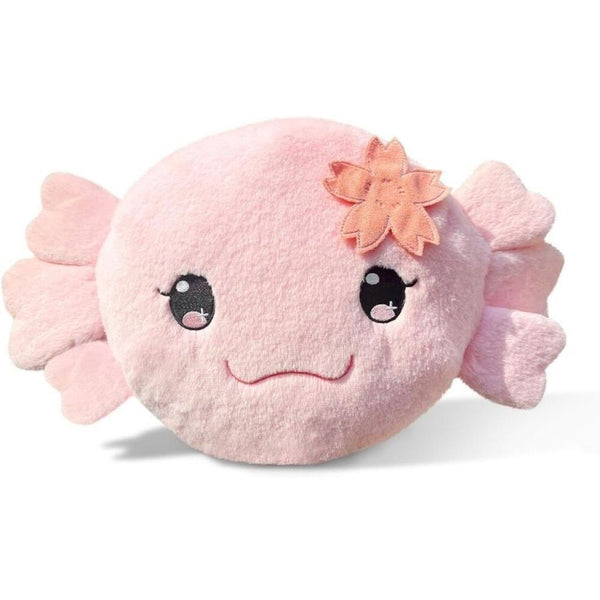 Axolotl Stuffed Animal Pink 19.6" Soft Cuddly Microwavable Plushies Kids Women