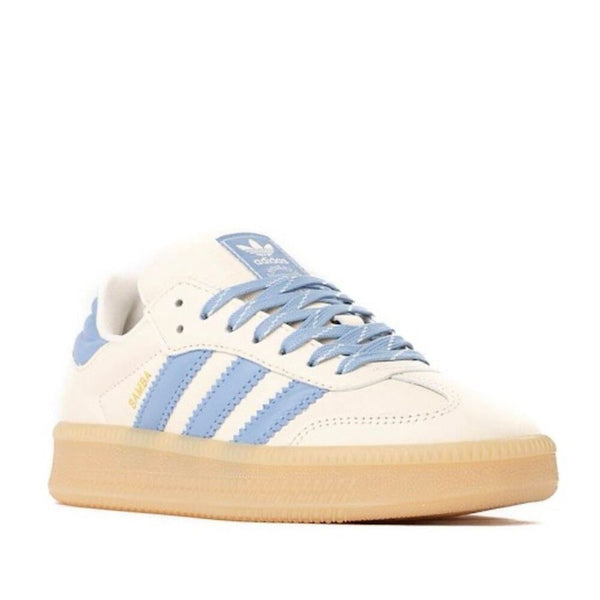Adidas Samba XLG Wonder White Ash Blue Gum Sneakers 6.5Y Women's 8 New