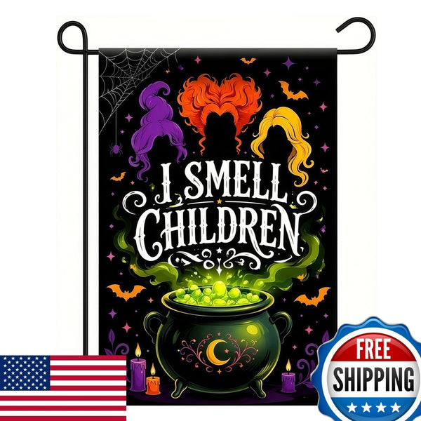 Halloween Garden Flags 12x18 Double Sided