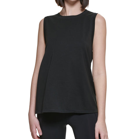 Calvin Klein Performance Women's Dropped Armhole Tank Top Black Size Medium
