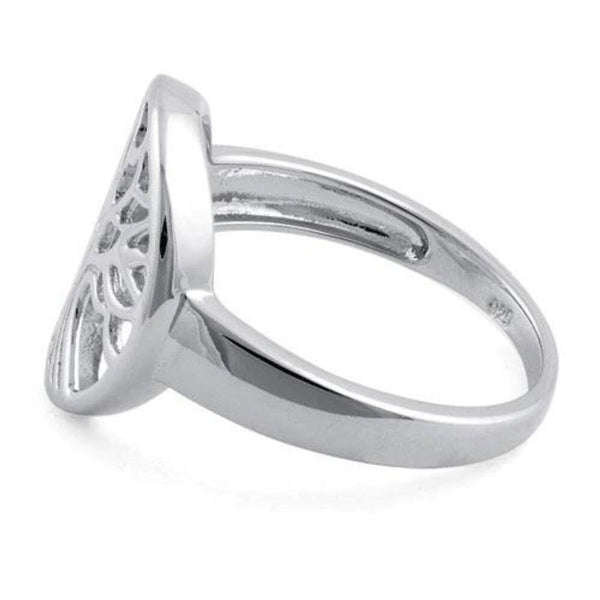Tree of Life Sterling Silver Ring Casual Jewelry Size 9 New