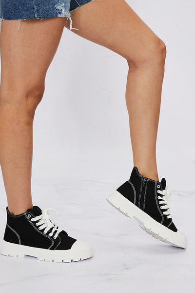 Fortune Dynamic Time For Fun Chunky Sole High-Top Sneakers