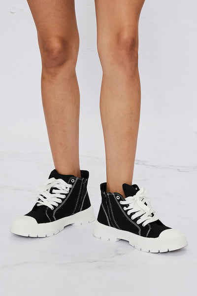 Fortune Dynamic Time For Fun Chunky Sole High-Top Sneakers