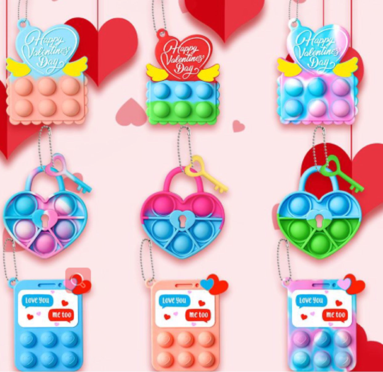 Valentine Bubble Pops