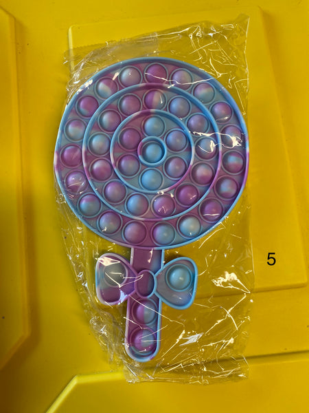 Bubble Pop Lollipop 9in * 5 1/2in