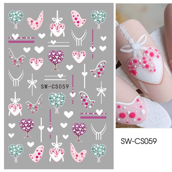 Valentine Nail Art Stickers