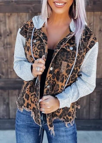 Leopard Hooded Jacket