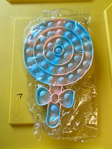 Bubble Pop Lollipop 9in * 5 1/2in