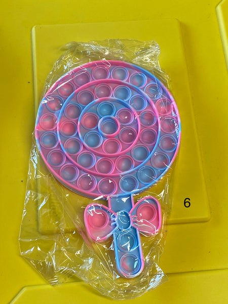 Bubble Pop Lollipop 9in * 5 1/2in