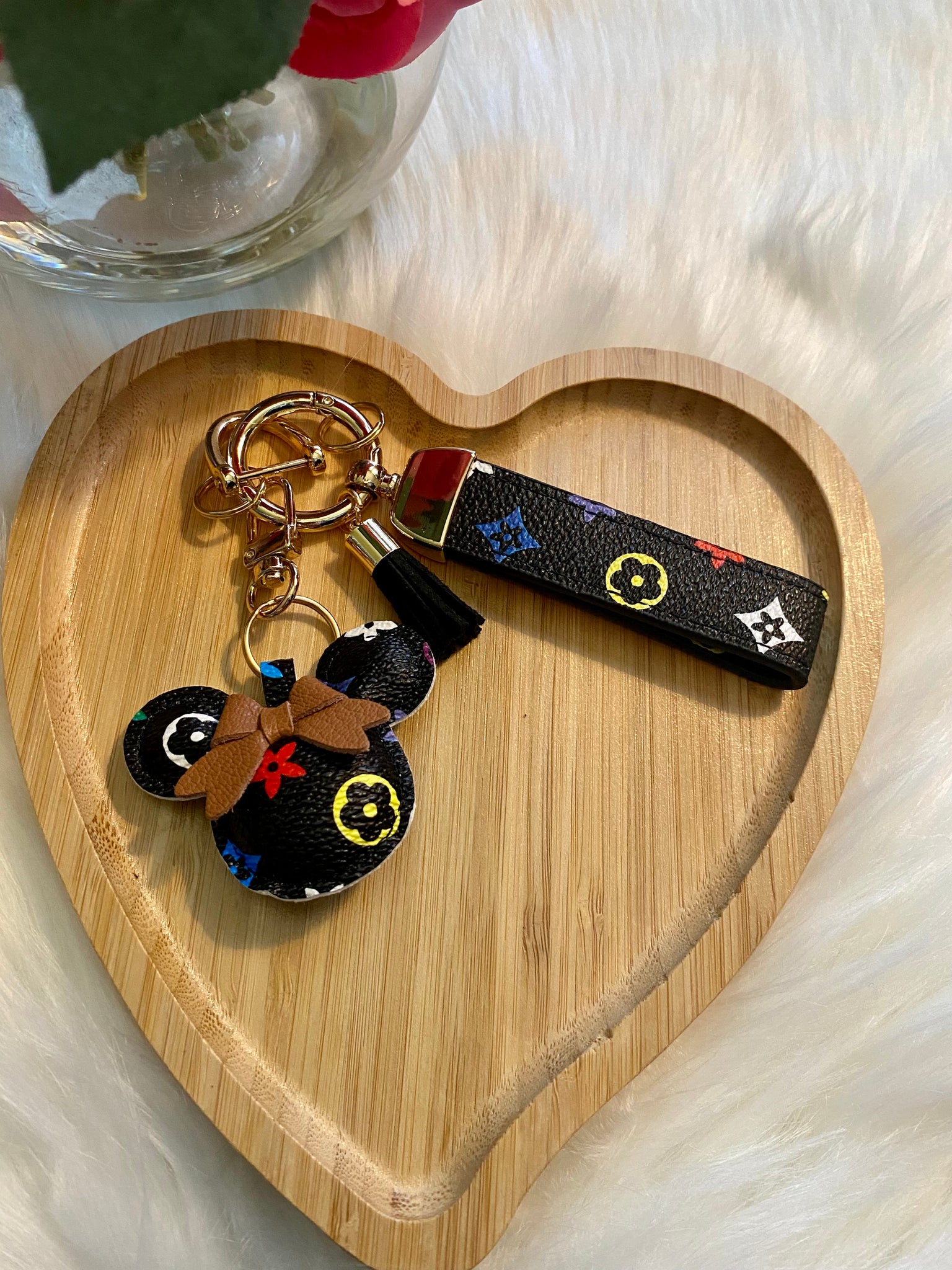 Minnie Inspired Luxury Keychain
