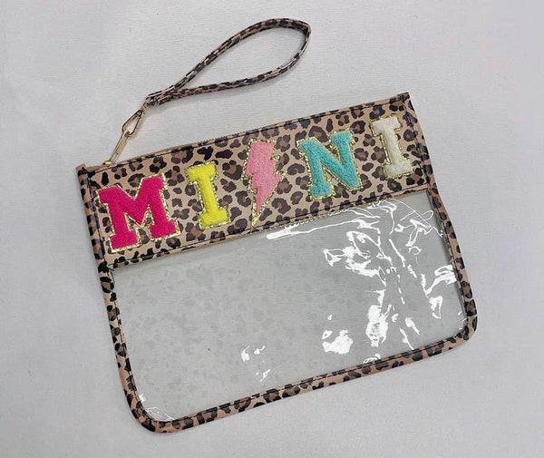 Varsity Chenille Letter Pouches