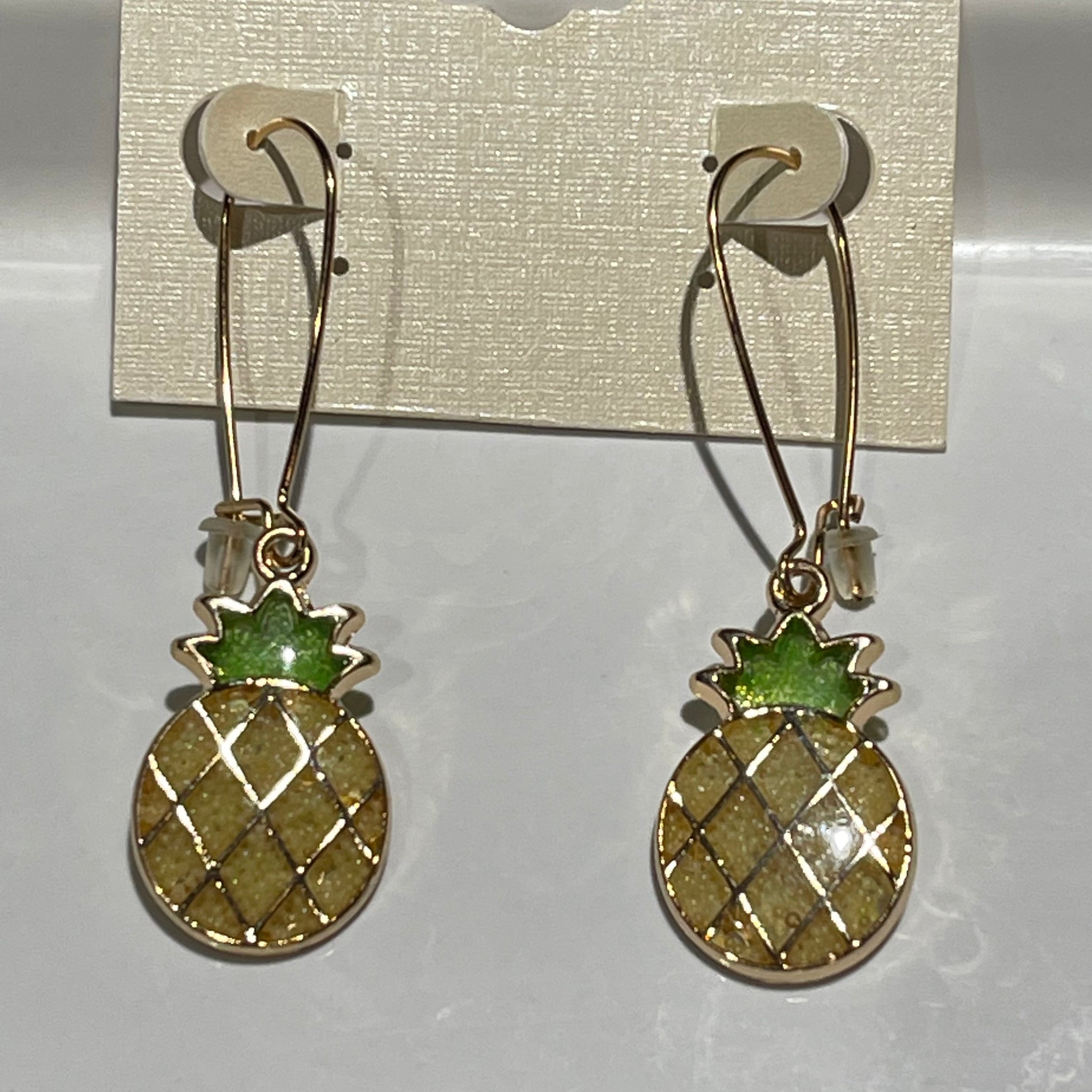 Enamel Dangle Earrings