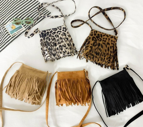 Girls Tassel Purse