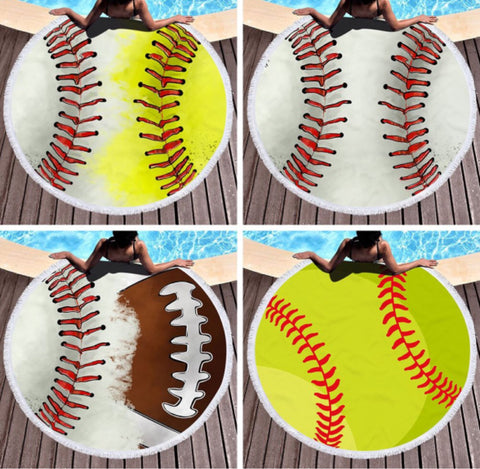 Beach Round Towels