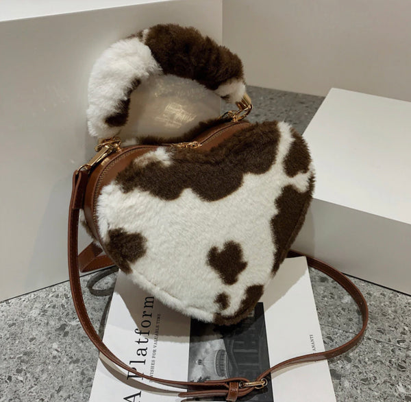 Heart Shaped Purse 7”x8”x4”