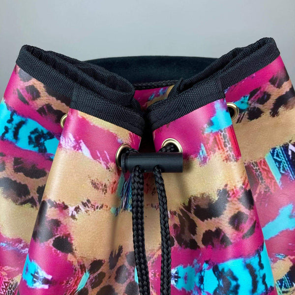 Leather Drawstring Backpacks