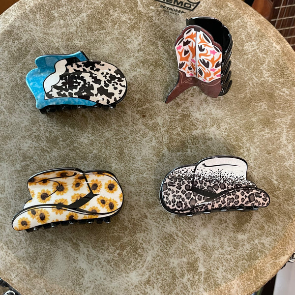 Western Hair Claw Clips