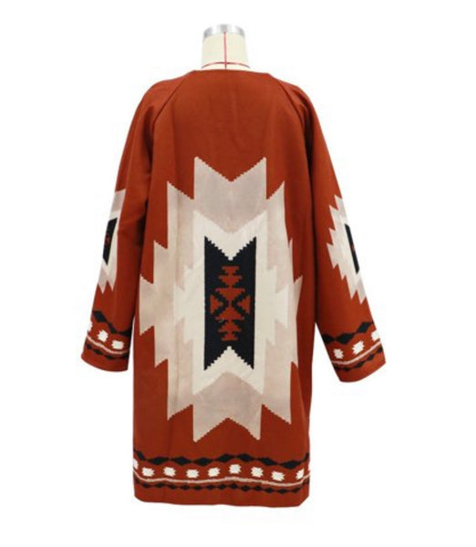 Long Western Cardigan