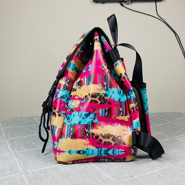 Leather Drawstring Backpacks