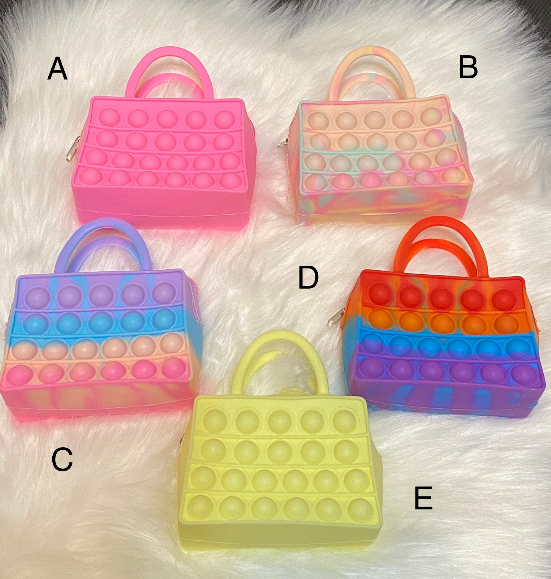 Bubble Pop Fidget Purse 4.3 x 4.1