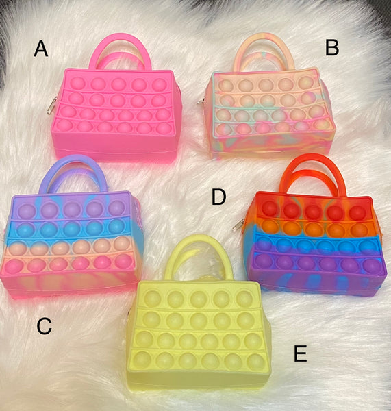 Bubble Pop Fidget Purse 4.3 x 4.1