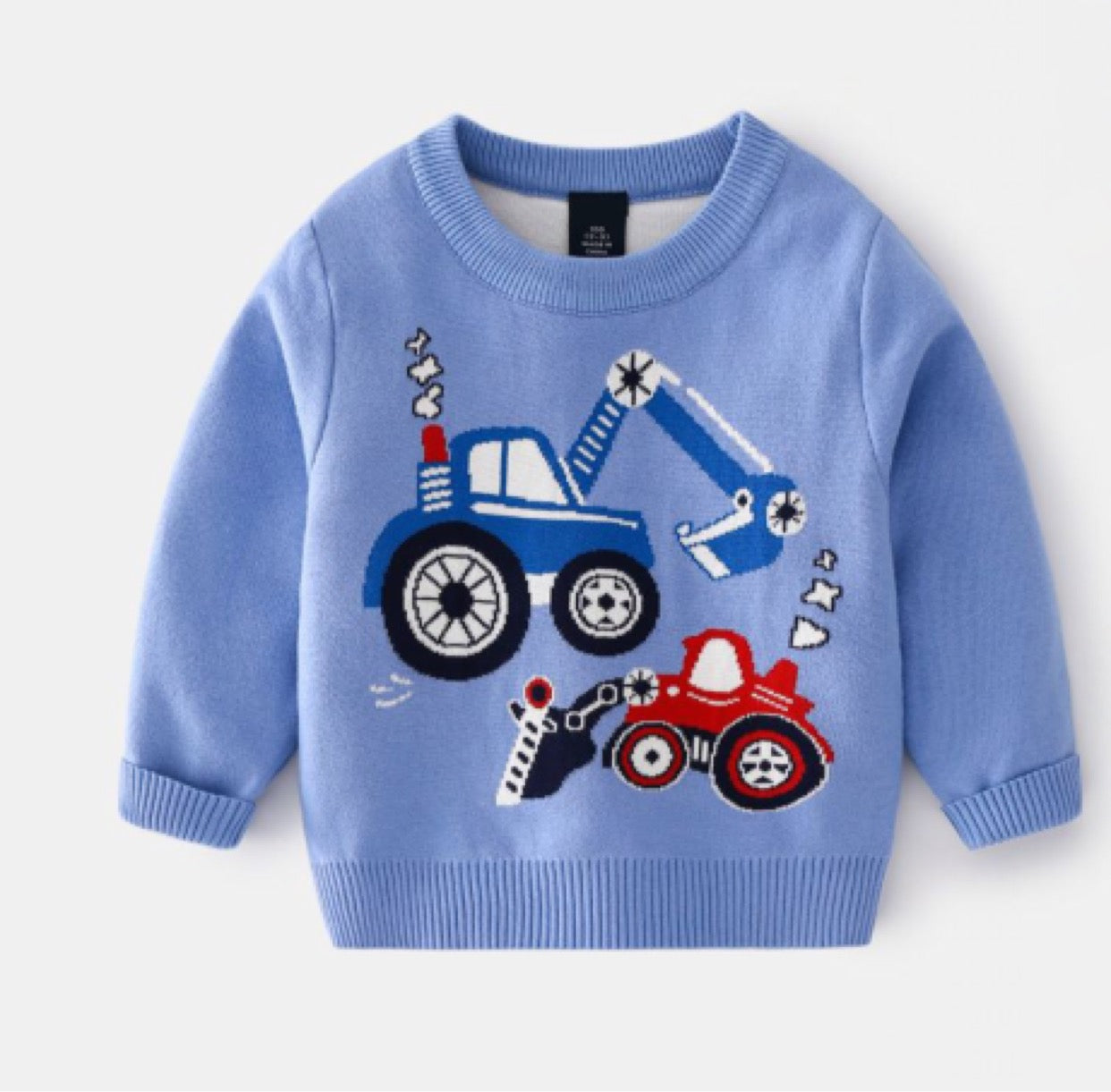 Boys Construction Sweater