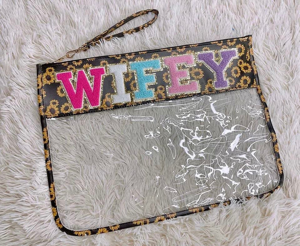 Varsity Chenille Letter Pouches