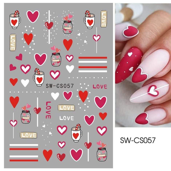 Valentine Nail Art Stickers
