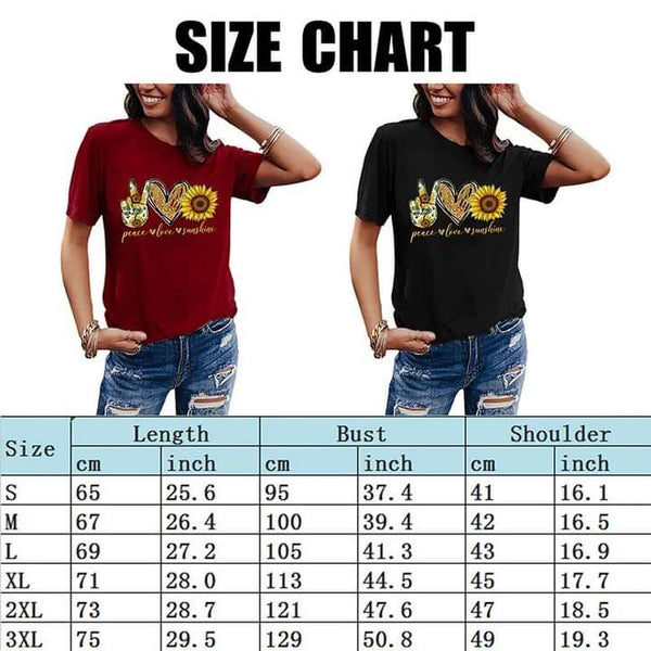 Peace Love Sunflower Tee